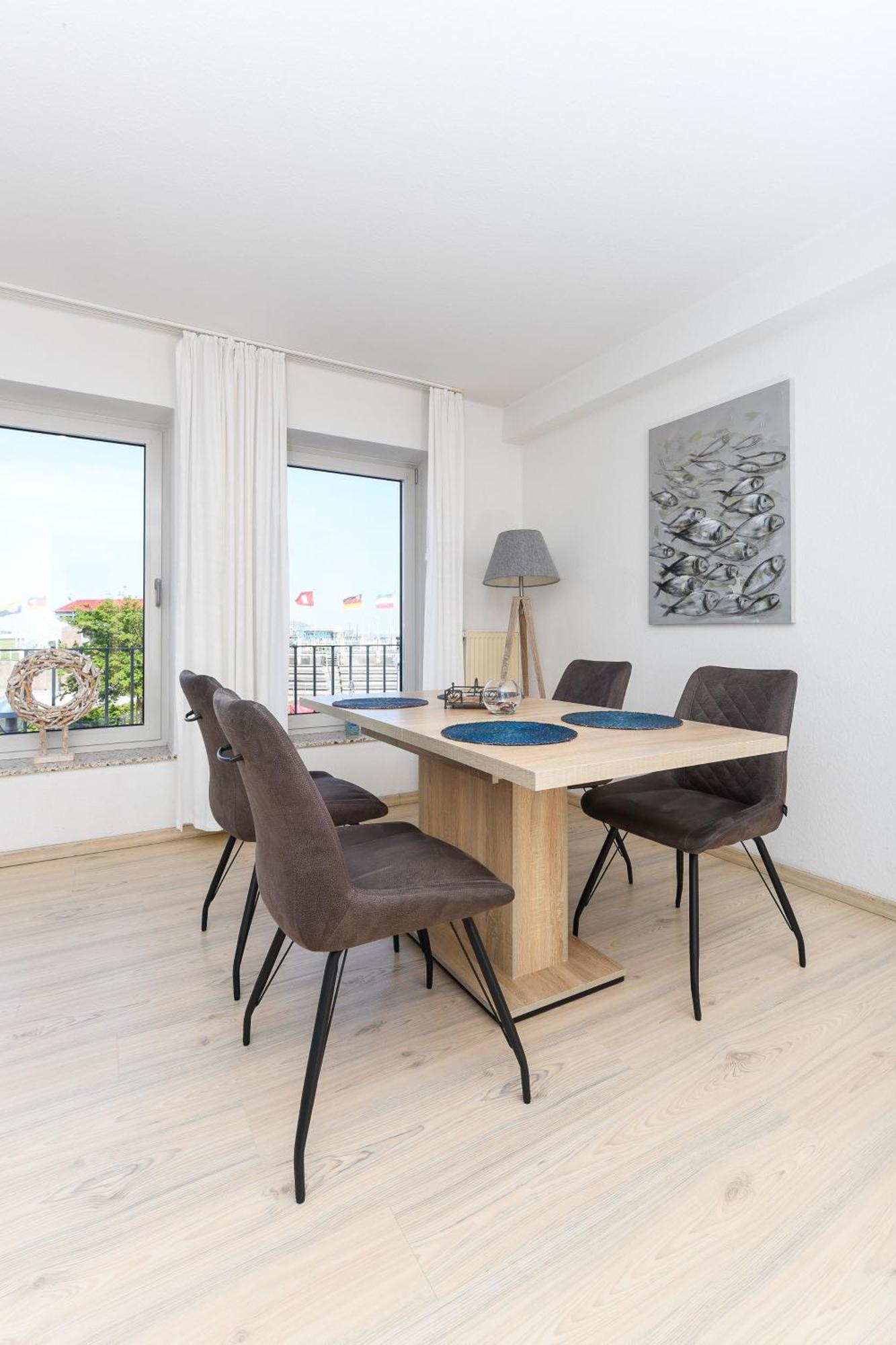 Apartmán Haus Hafenblick Bensersiel Exteriér fotografie