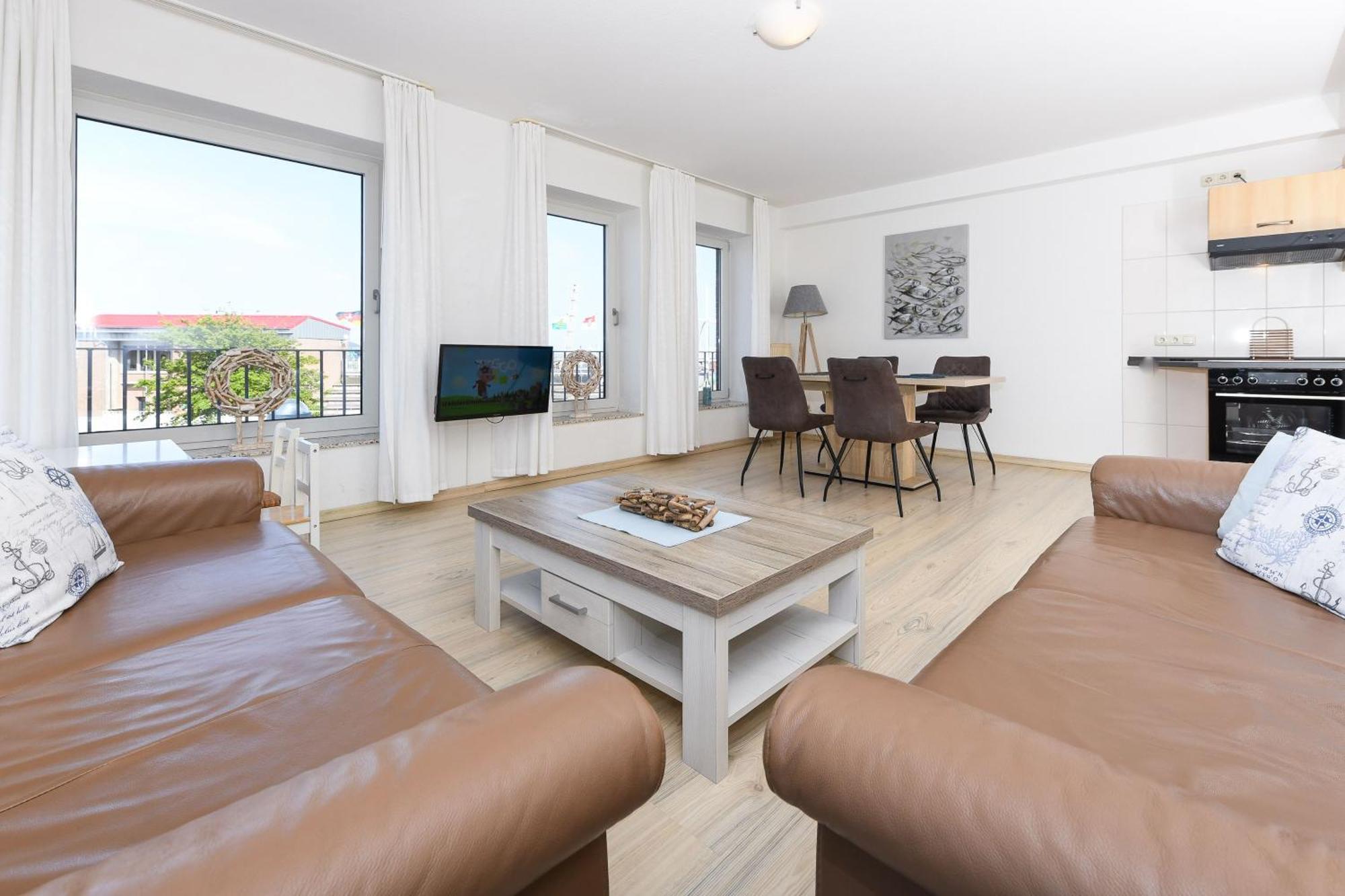 Apartmán Haus Hafenblick Bensersiel Exteriér fotografie