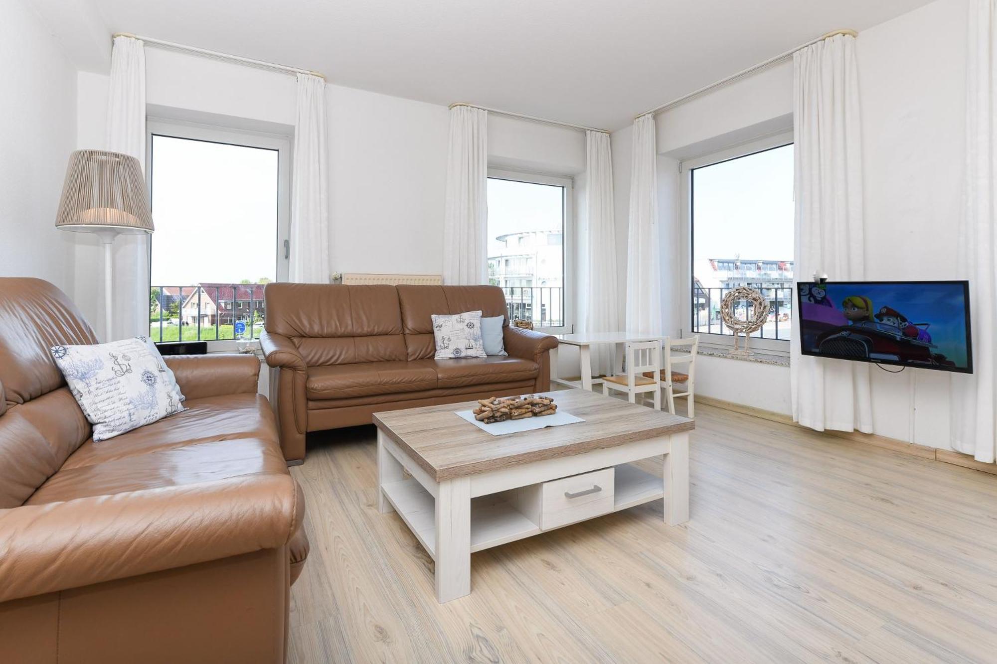 Apartmán Haus Hafenblick Bensersiel Exteriér fotografie