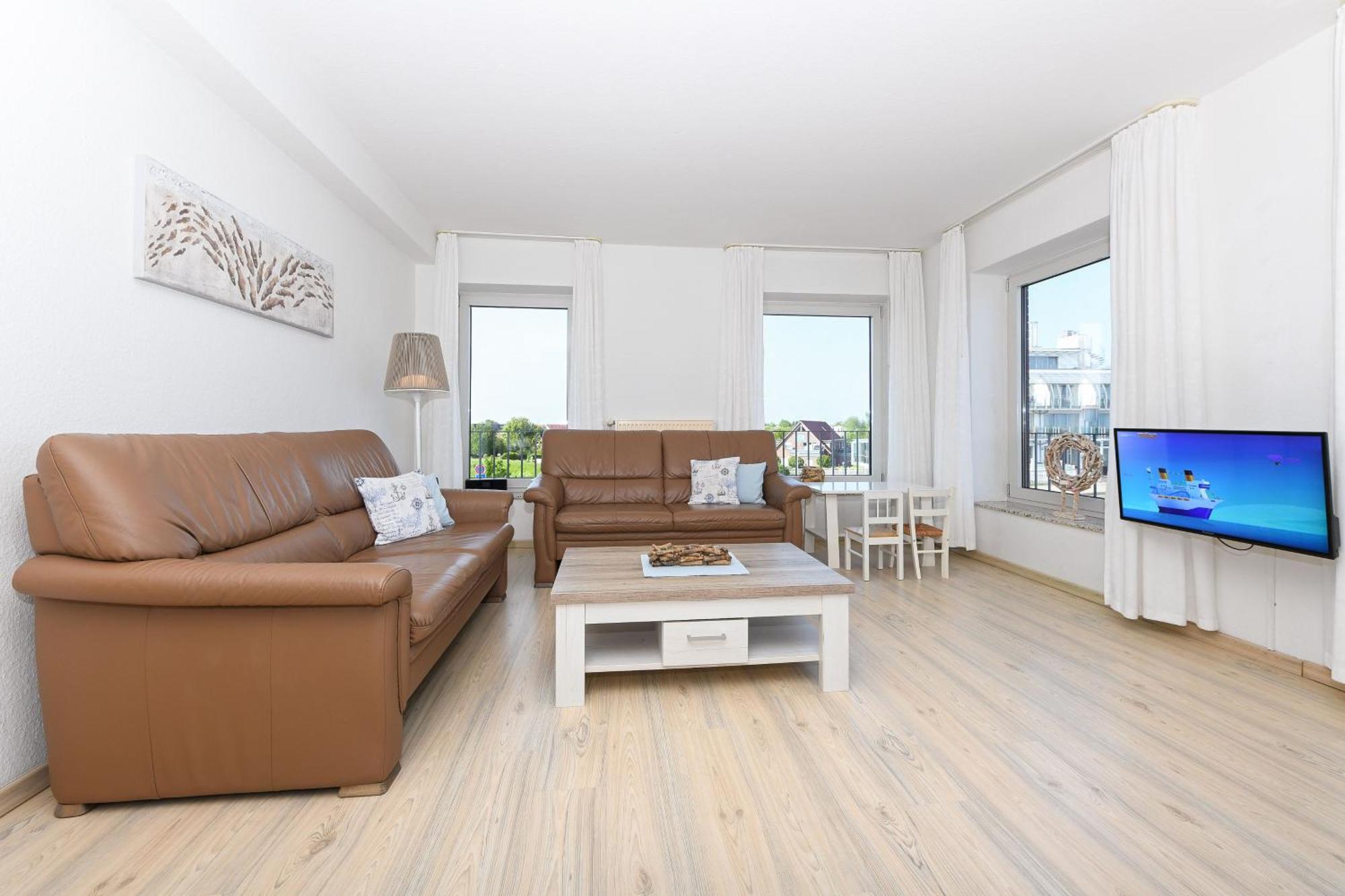 Apartmán Haus Hafenblick Bensersiel Exteriér fotografie