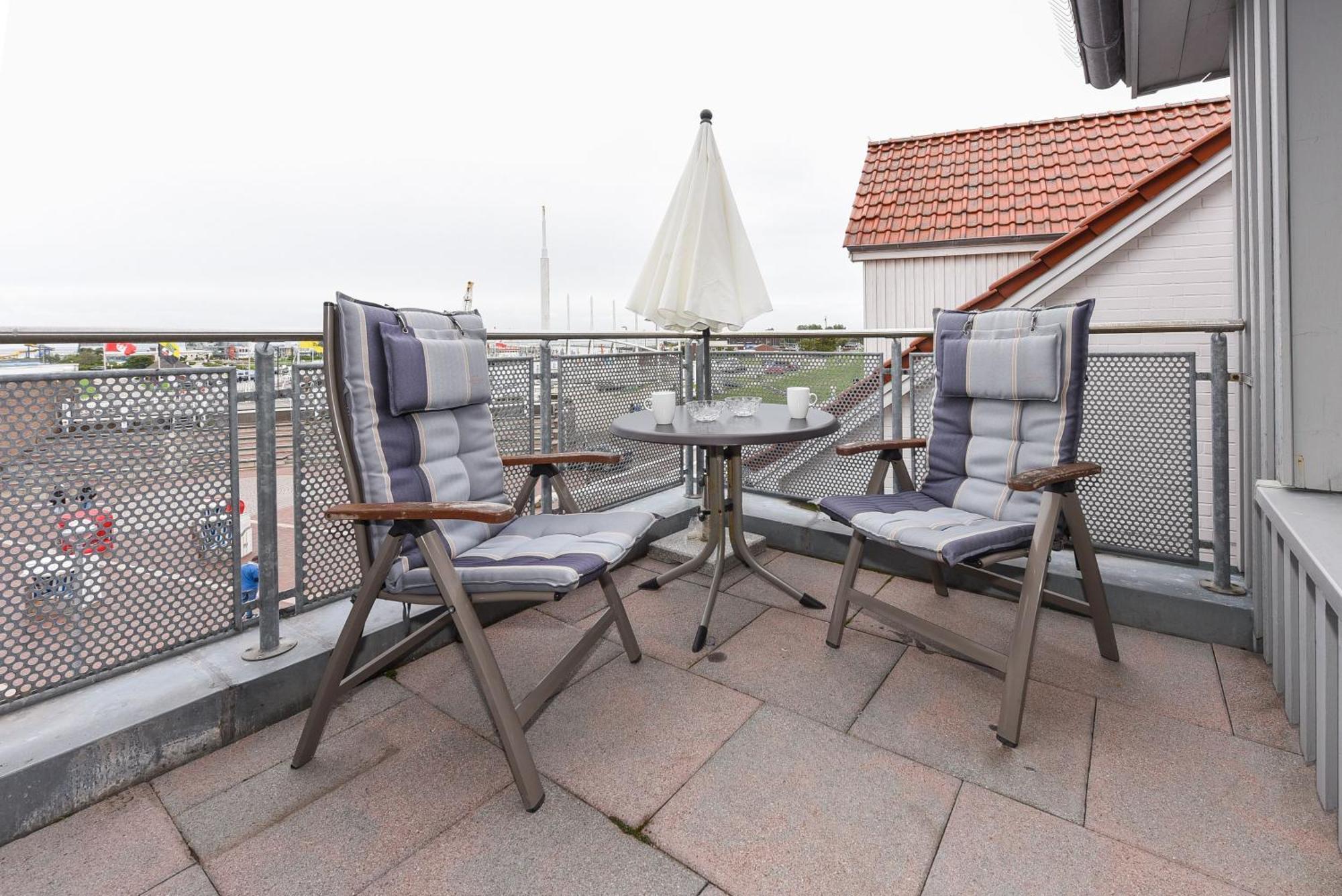 Apartmán Haus Hafenblick Bensersiel Exteriér fotografie
