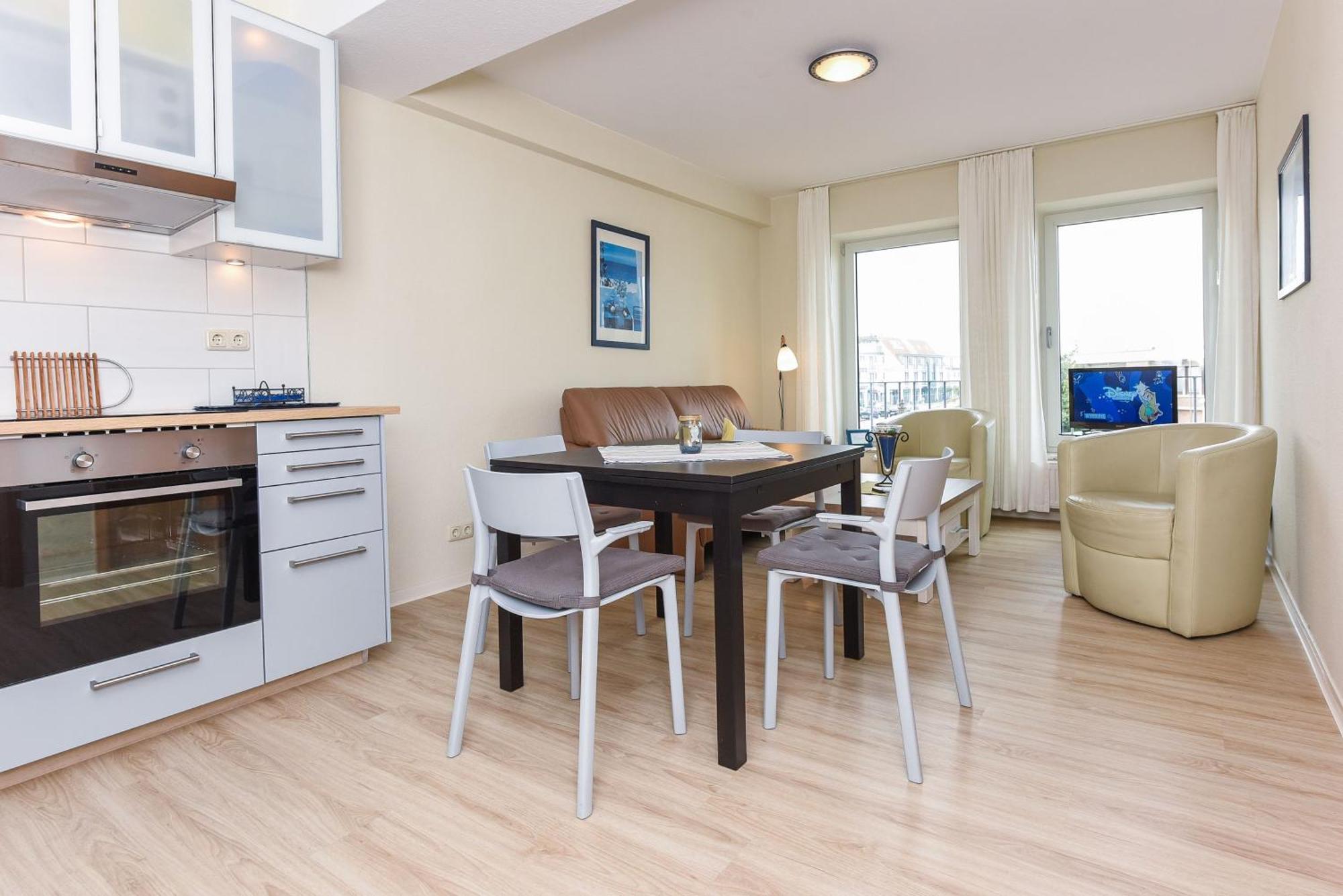Apartmán Haus Hafenblick Bensersiel Exteriér fotografie